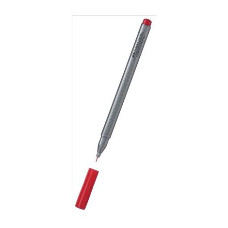 Cienkopis Faber-Castell Grip, 0.4mm, czerwony - 2